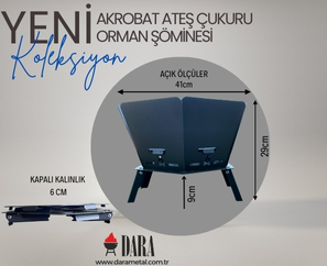 AKROBAT ORMAN ŞÖMİNESİ